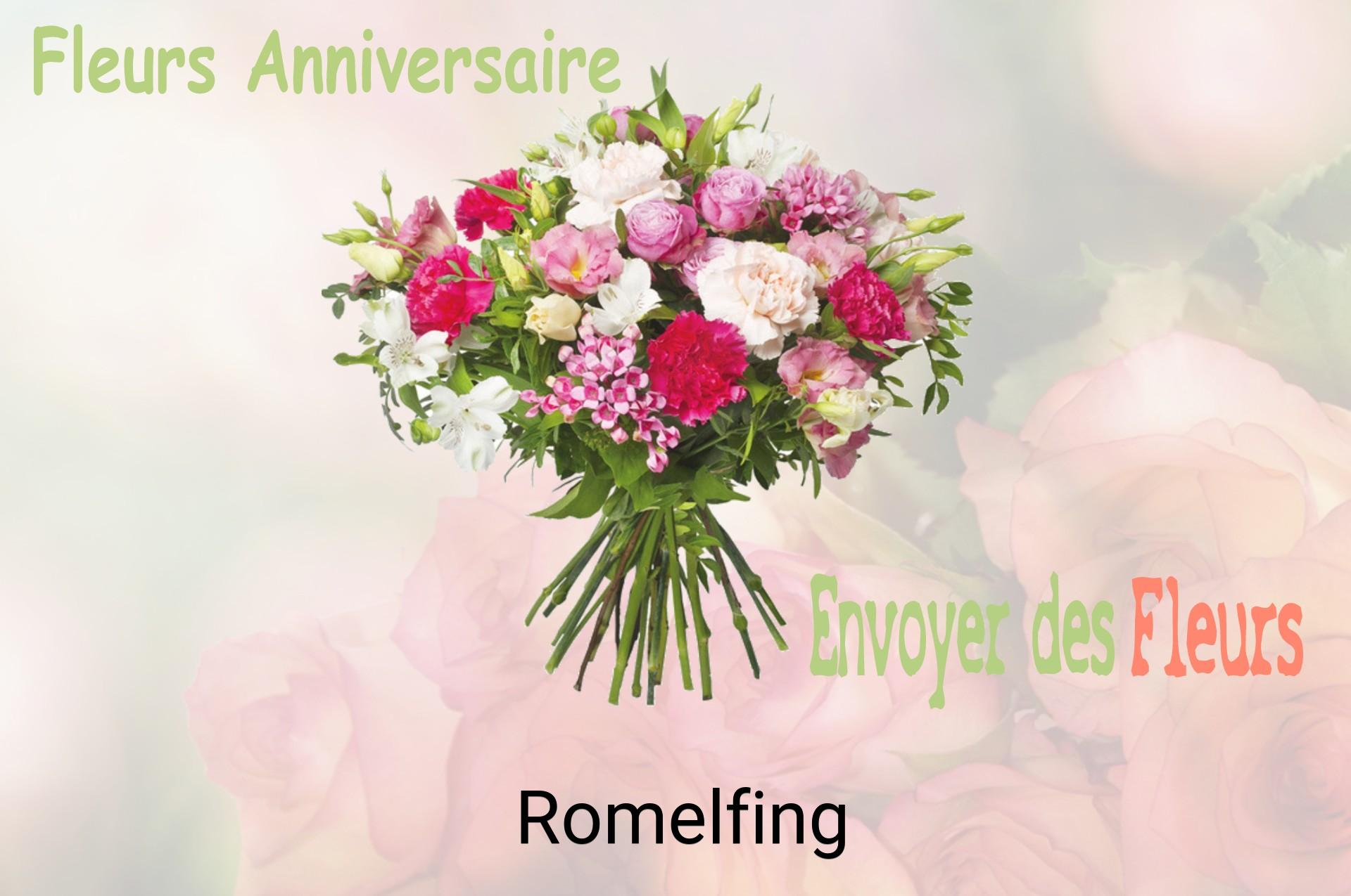 Bouquet de fleurs d’anniversaire livré à Romelfing