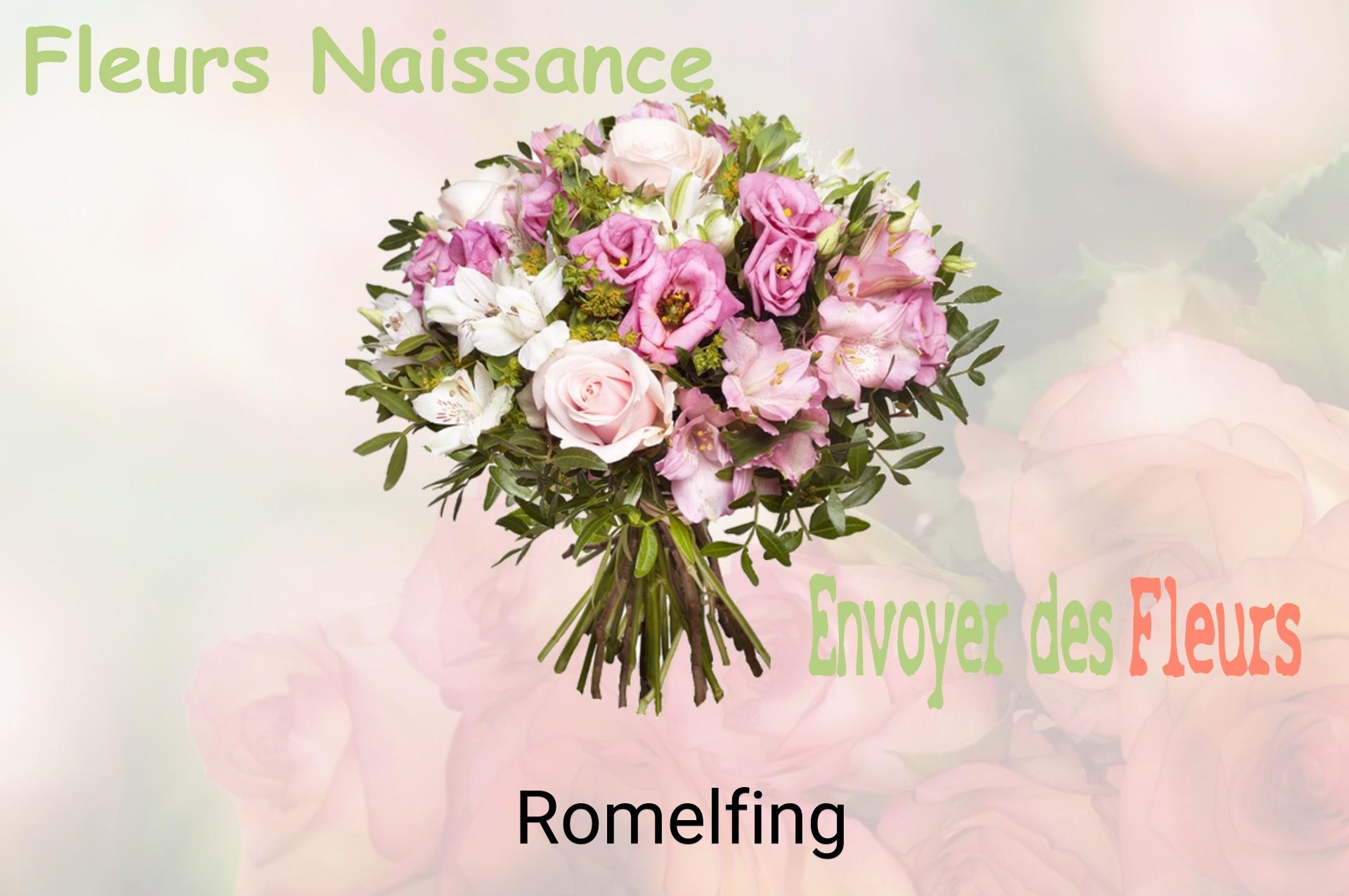 Bouquet de fleurs de naissance livré à Romelfing